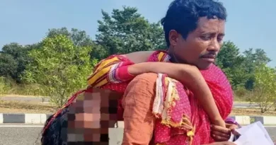 NHRC Notice to Odisha Govt On migrant Man Carrying Wife's Body On Shoulder
