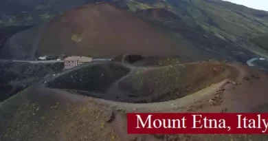Mount Etna Volcano Erupts