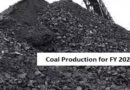 Coal Production for FY 2023-24