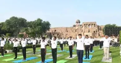 Grand Celebration of the 11th International Day For Yoga at Purana Qila