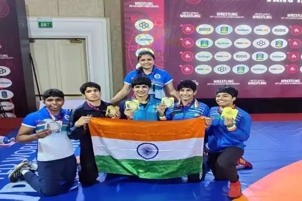 India Dominate U23 Asian Wrestling Championships with Historic Team Titles
