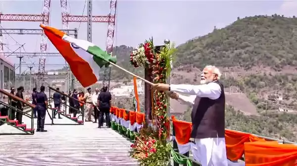PM Modi inaugurates world’s highest Chenab rail bridge