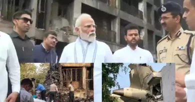 PM Modi visits Ahmedabad crash site