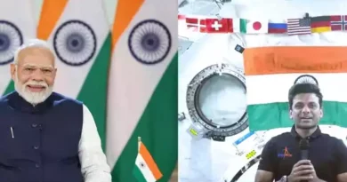 Shubhanshu Shukla to PM Modi from Space