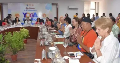 Yoga Bandhan Programme Organised in New Delhi Ahead of International Yoga Day 2025