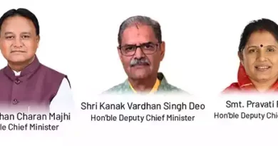 odisha Chief Minister Mohan Charan Majhi and Deputy Chief Ministers Kanak Vardhan Singh Deo