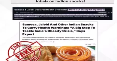 Health Ministry Denies Reports on Warning Labels for Indian Snacks Like Samosa and Jalebi