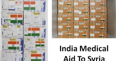 India Sends 5 MT of Life-Saving Medical Aid to Syria Amid Ongoing Crisis