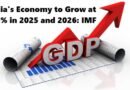 India's Economy to Grow at 6.4% in 2025 and 2026 IMF