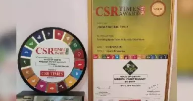Jindal Foundation Honoured With CSR TIMES Gold Award