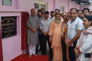 MLA Yudhvir Sethi, JMC Commissioner Inaugurate Rooftop Shed at Sri Ram Mandir for Amarnath Yatris