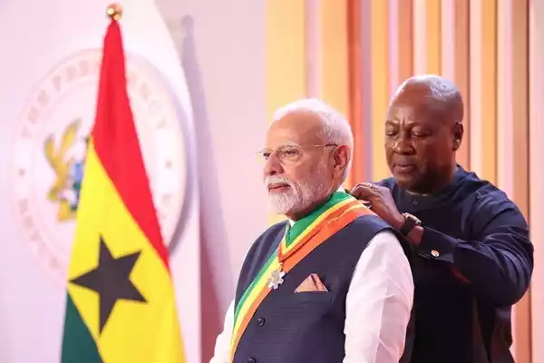 PM Modi Conferred Ghana’s Highest Honour