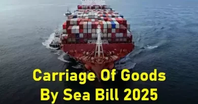 Carriage of Goods by Sea Bill 2025