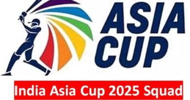India Asia Cup 2025 Squad