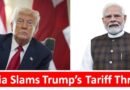 India Slams Trump’s Tariff Threat
