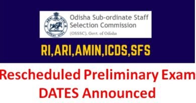 OSSSC RI Exam Date