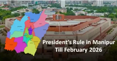 Parliament Approves Extension of President’s Rule in Manipur Till February 2026