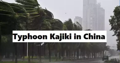 Typhoon Kajiki in China
