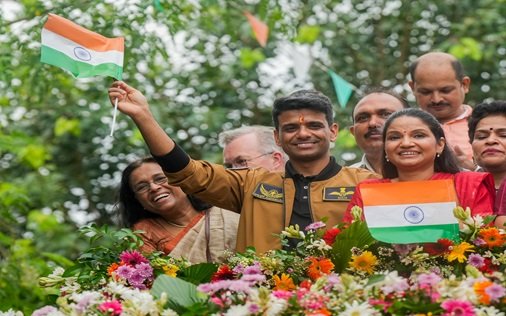astronaut Shubhanshu Shukla Lucknow welcome
