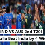 Australia Beat India by 4 Wickets