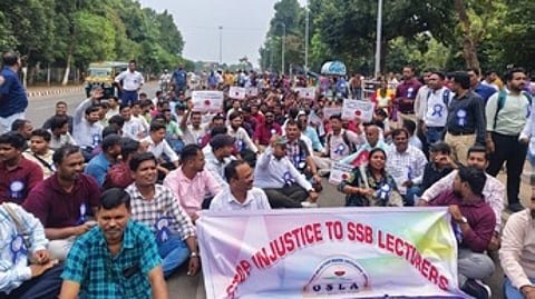 Odisha SSB lecturers UGC pay demand