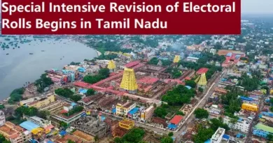 Special Intensive Revision of Electoral Rolls Begins in Tamil Nadu