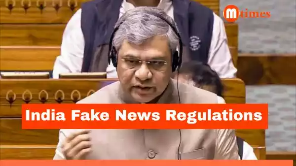 Government Plans Tougher Rules on Fake News, Says Ashwini Vaishnaw in Parliament