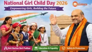 Amit Shah greeting citizens on National Girl Child Day 2026 highlighting women-led development