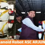 Humanoid robot ASC ARJUN deployed by Indian Railways at Visakhapatnam Railway Station for security and passenger assistance