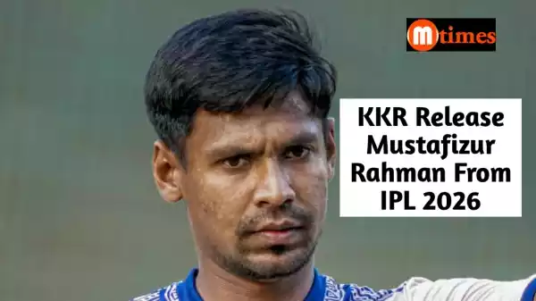 KKR Release Mustafizur Rahman From IPL Squad After BCCI Directive KKR Release Mustafizur Rahman From IPL Squad After BCCI Directive