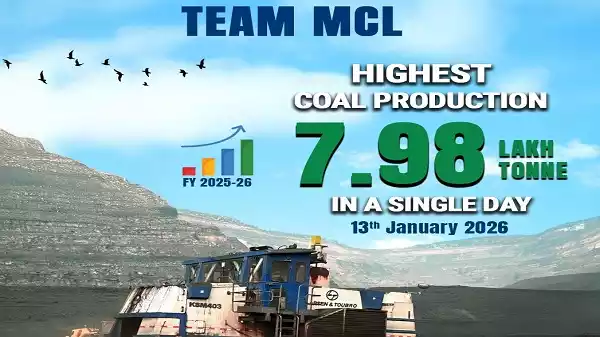 MCL Single-Day Coal Production Record Sets New Benchmark for India’s Energy Security