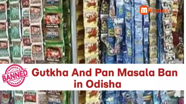 Odisha government notification announcing statewide ban on gutkha and tobacco products