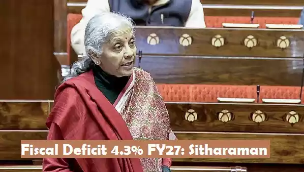 Budget FY27 fiscal deficit 4.3% FY27