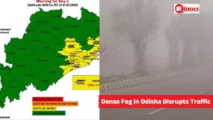 Dense fog reduces visibility on roads in Odisha