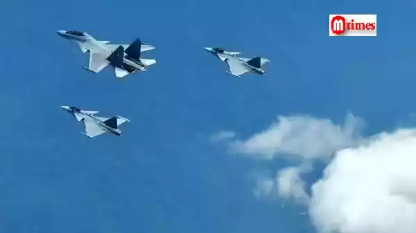 Indian Air Force Su-30MKI and Royal Thai Air Force Gripen jets during joint air combat exercise Indian Air Force Su-30MKI and Royal Thai Air Force Gripen jets during joint air combat exercise