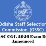 OSSC CGL 2026 exam date