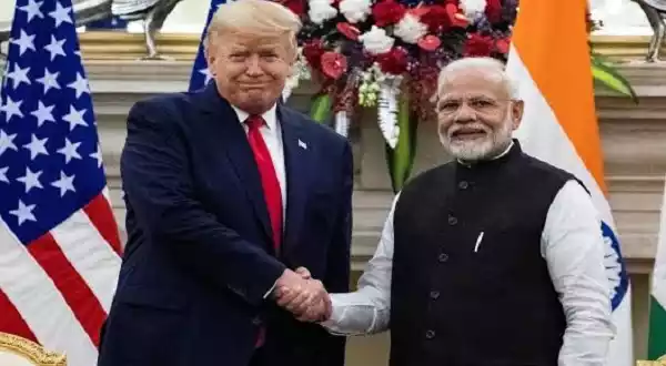 Prime Minister Narendra Modi speaking with US President Donald Trump after tariff reduction announcement on Indian goods Prime Minister Narendra Modi speaking with US President Donald Trump after tariff reduction announcement on Indian goods