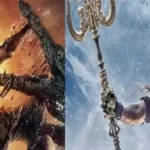 Virat Karrna in warrior avatar from Nagabandham movie teaser