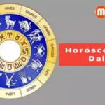 Zodiac wheel representing daily horoscope predictions for all twelve signs