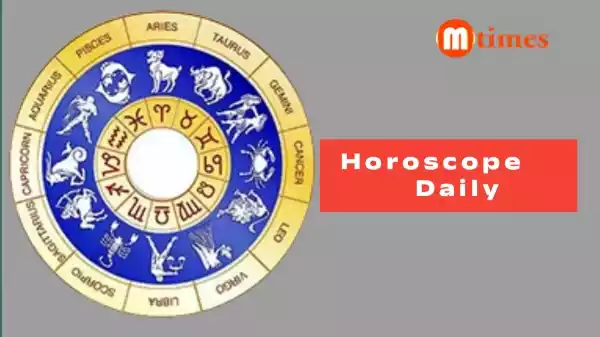 Zodiac wheel representing daily horoscope predictions for all twelve signs