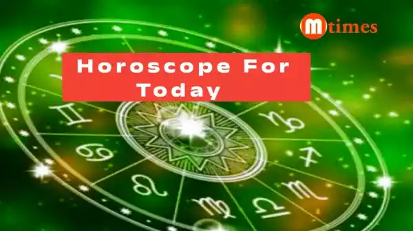 Zodiac wheel showing daily horoscope predictions for all twelve signs Zodiac wheel showing daily horoscope predictions for all twelve signs