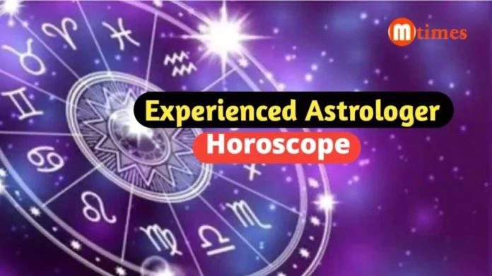 Astrology zodiac wheel showing horoscope predictions for March 13, 2026