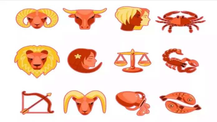 Horoscope zodiac signs chart showing March 27 2026 predictions
