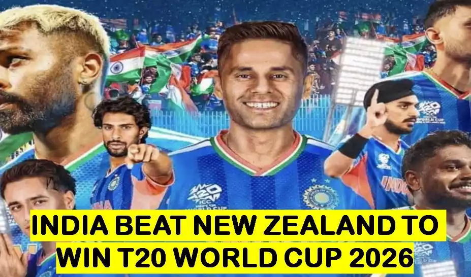 India vs New Zealand T20 World Cup 2026 Final: India Win Title by 96 ...