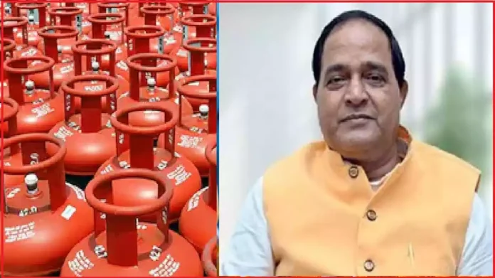 LPG cylinders and fuel pumps at a petrol station representing fuel supply monitoring in Odisha