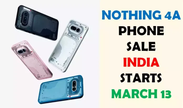 Nothing Phone 4a sale India