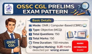 OSSC CGL syllabus 2026