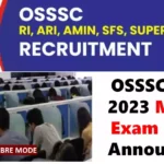 OSSSC CRE 2023 Mains Exam Date Announced