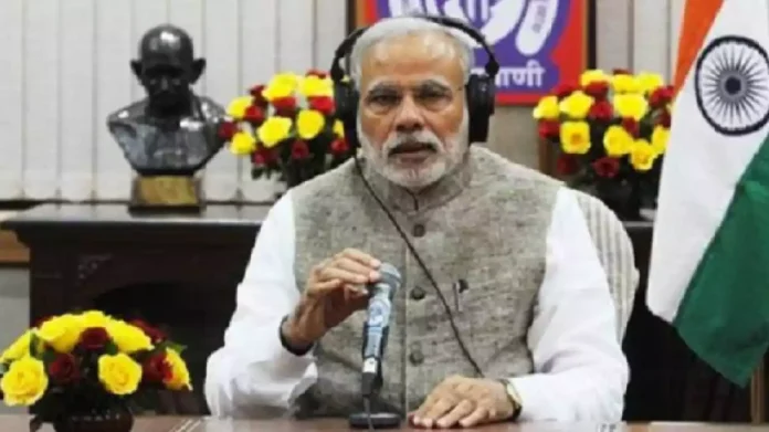 PM Narendra Modi addressing Mann Ki Baat on West Asia conflict and national unity