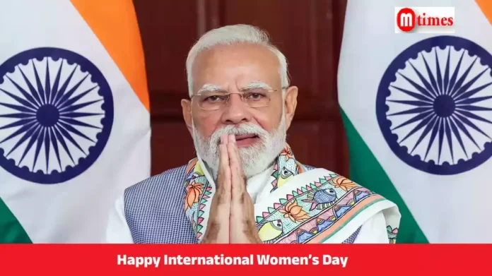 Prime Minister Narendra Modi on women during an event celebrating International Women’s Day in India